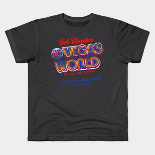 Vintage Vegas World Hotel and Casino Kids T-Shirt